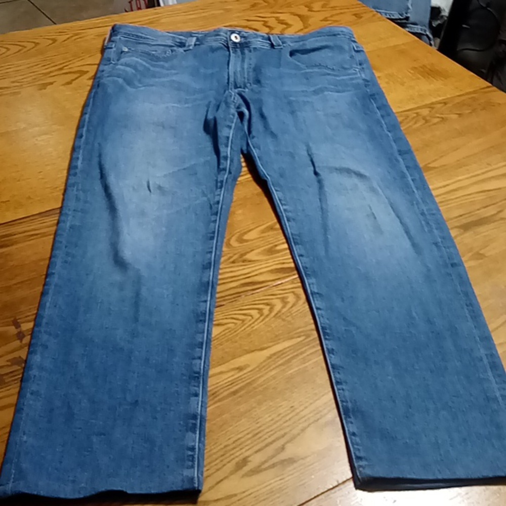 AG ADRIANO GOLDSCHMIED Mens 34 X 32 BLUE TELLIS MODERN SLIM Preowned Casual Used